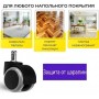 Колесо 50мм обрезиненное со штырем Колесо 50мм обрезиненное со штырем