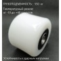 Ролик нейлоновый 80х70 для рохли с подшипником