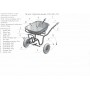 Тачка садовая ПРО-2К-МУ строительная двухколесная усиленая с колесом 350ммХ60мм(3,25/3,00-8) Тачка садовая ПРО-2К-МУ строительная двухколесная усиленая с колесом 350ммХ60мм(3,25/3,00-8)